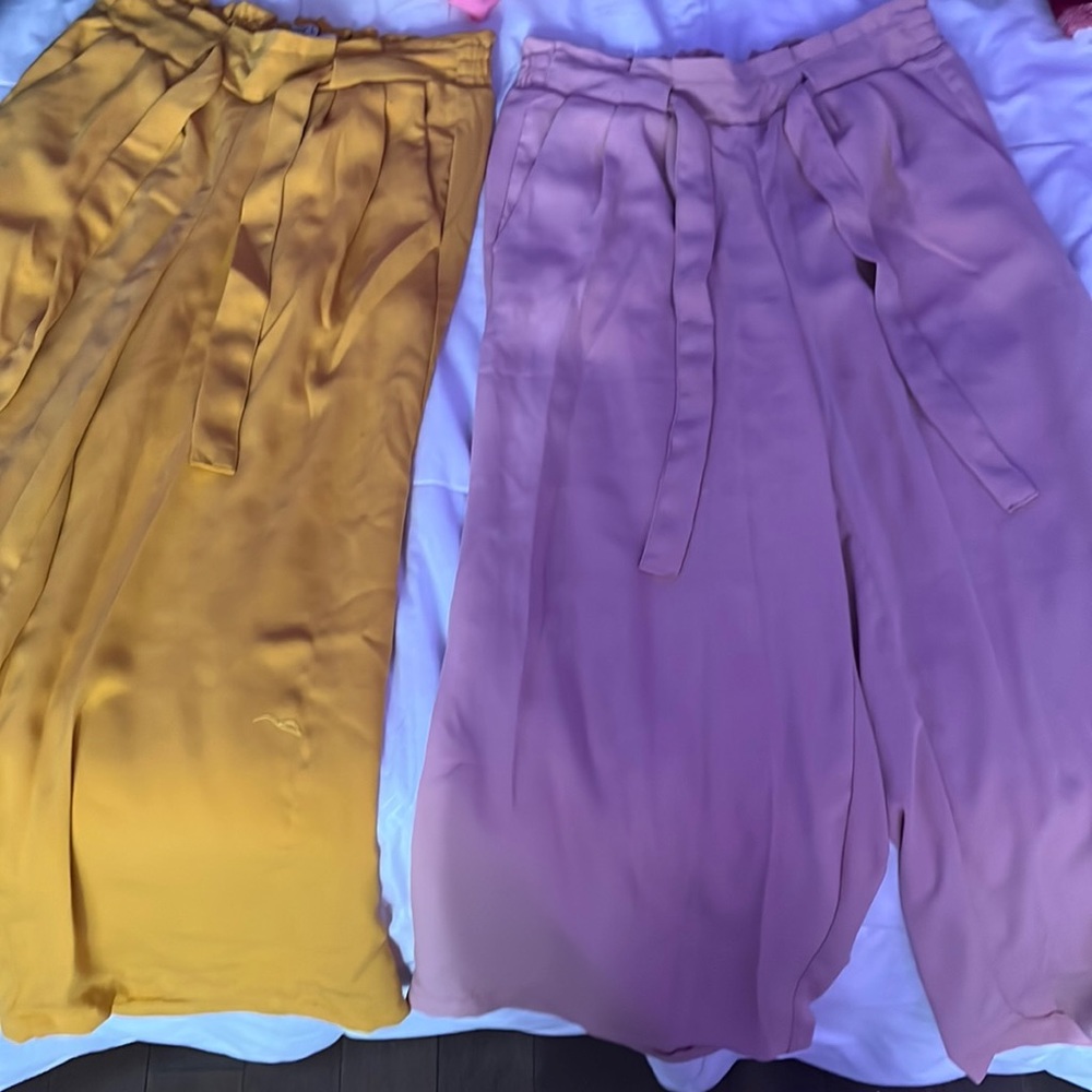 TWO FALRED PANTS